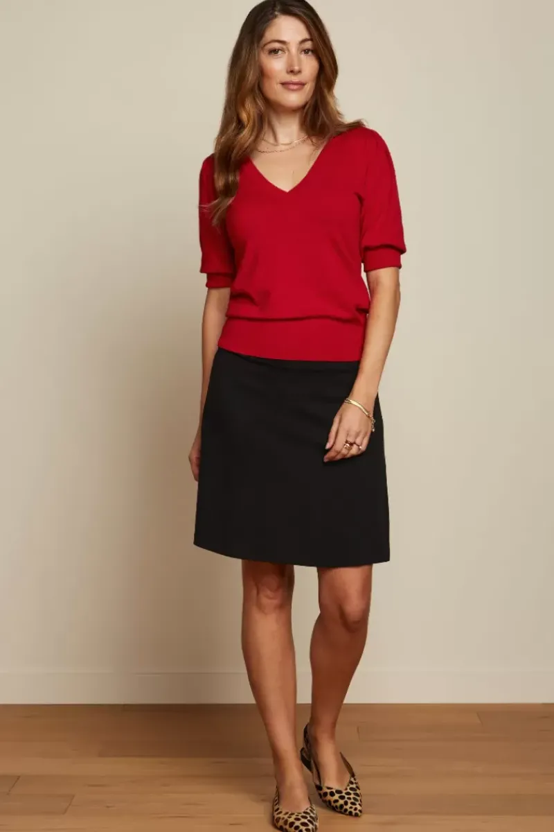 King Louie Rokken<Border Skirt Milano Uni Black