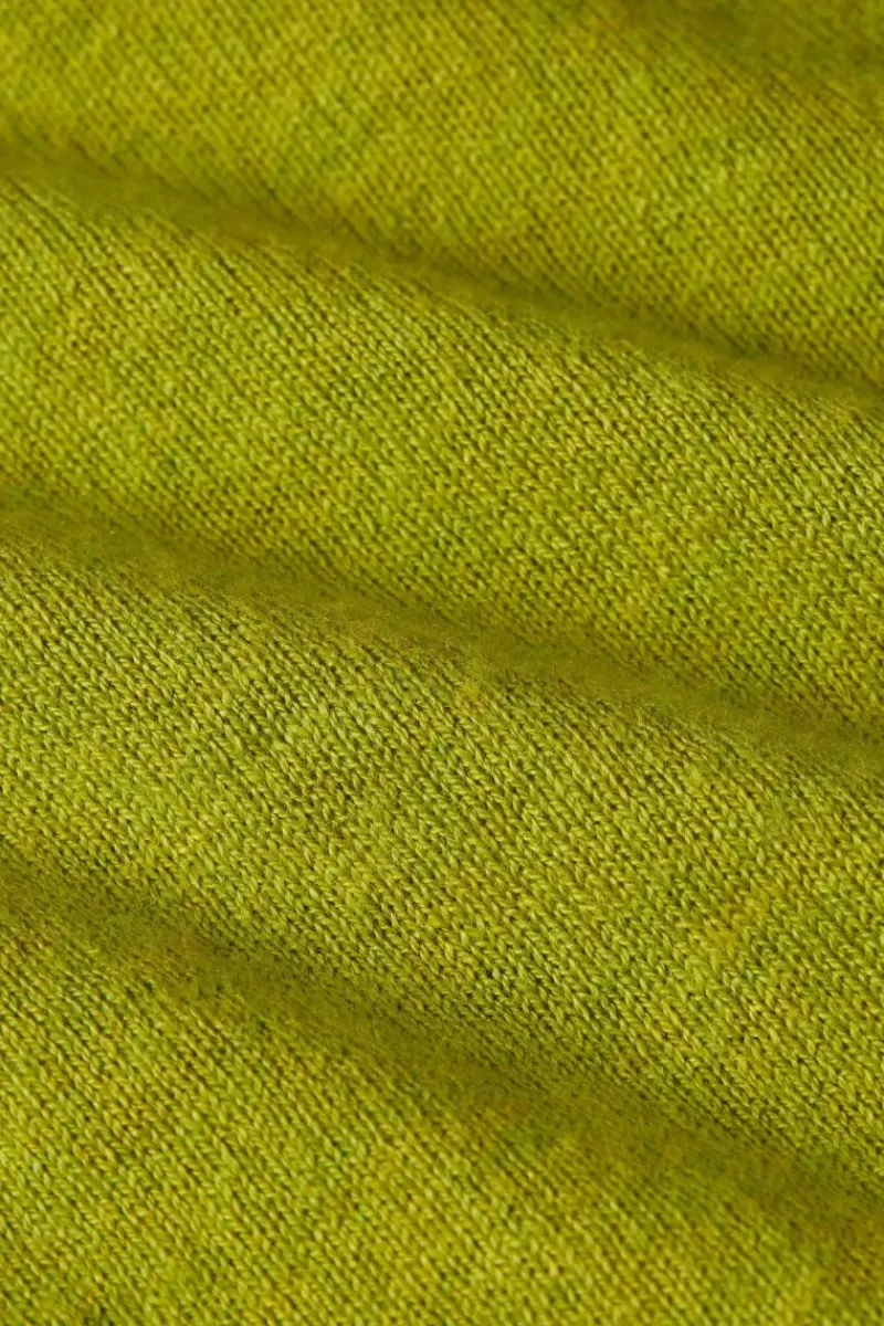 King Louie Vesten<Cardi Roundneck Cocoon Citronelle Yellow