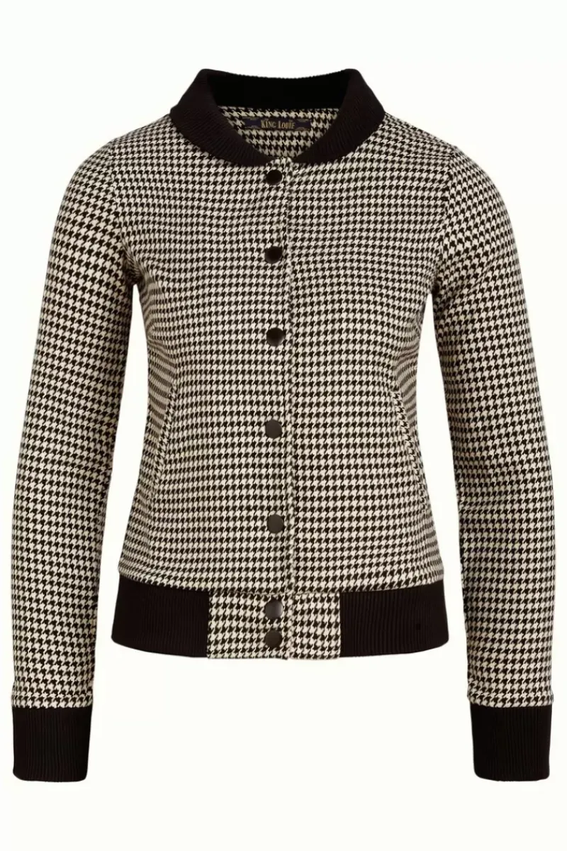 King Louie Jassen & Blazers<Cleo Jacket Pied-De-Poule Black
