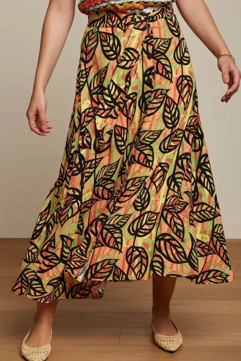 King Louie Rokken<Judy Midi Skirt Parra Black