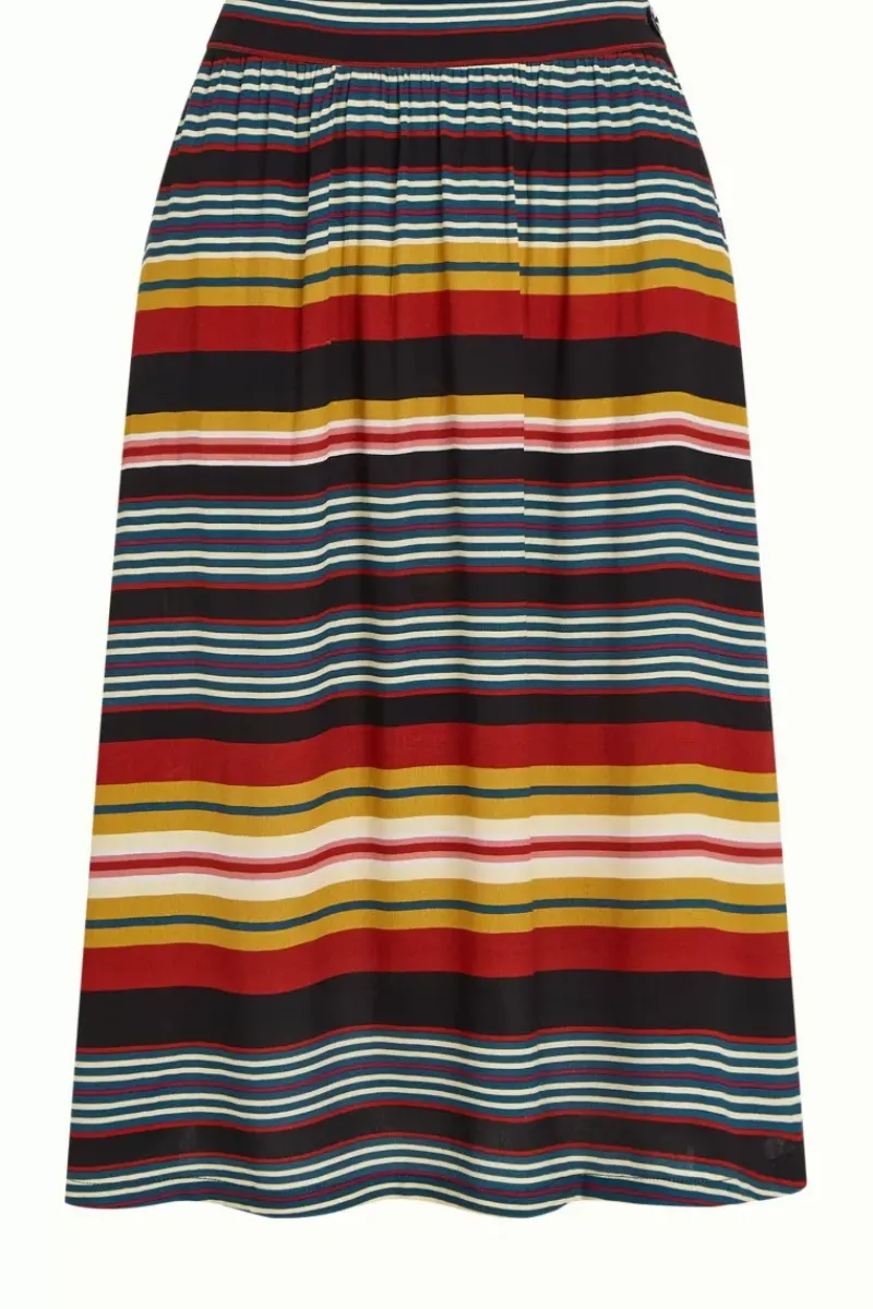 King Louie Rokken<Layla Skirt Maxim Stripe Black