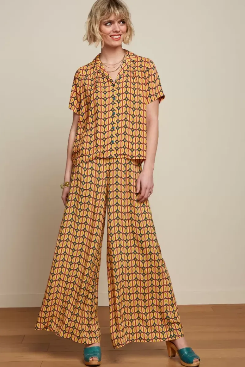 King Louie Broeken<Palazzo Pants Funky Lapis Blue