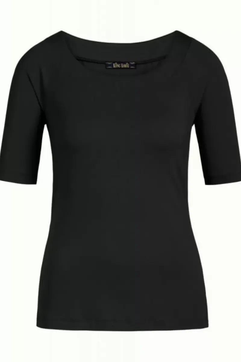 King Louie Tops & Shirts<Sarah Top Ecovero Light Black