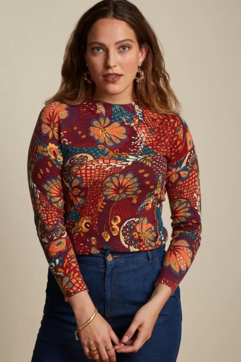 King Louie Truien<Agnes Turtleneck Top Clubbin True Red