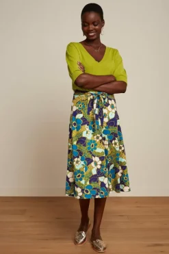 King Louie Tops & Shirts<Agnes V Puff Top Droplet Cress Yellow