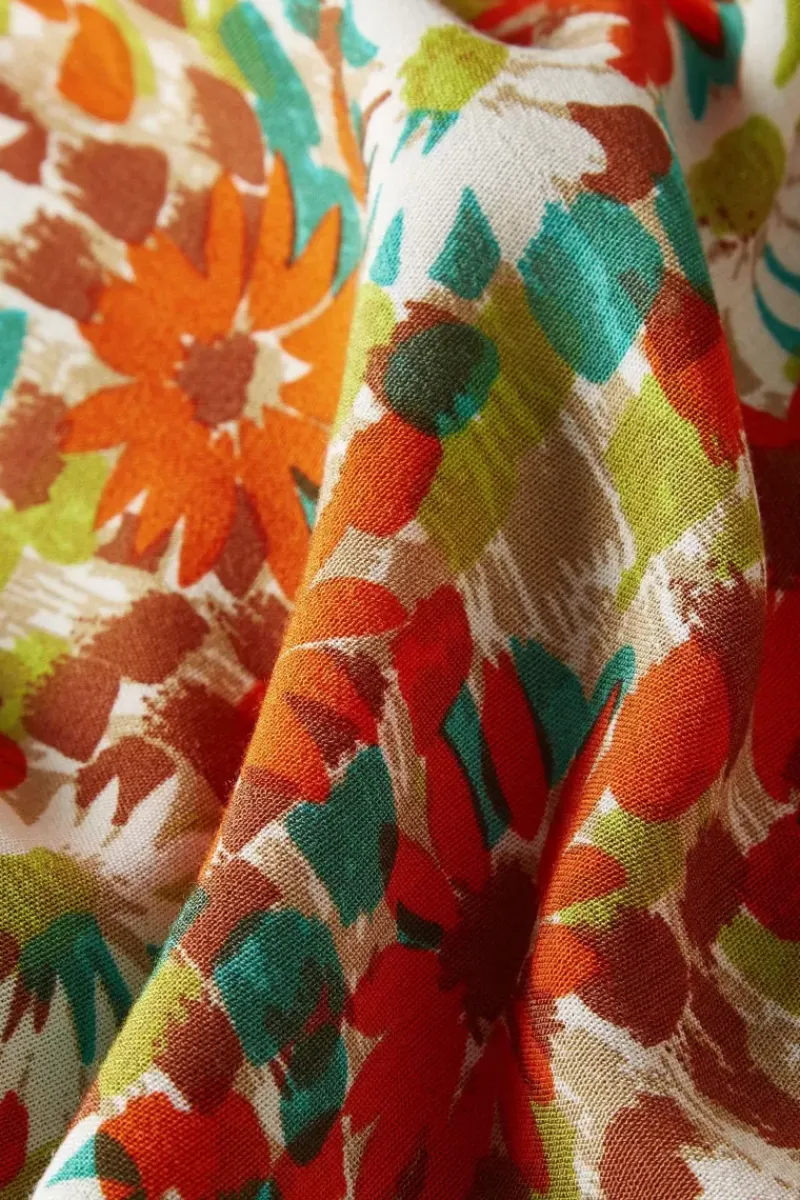 King Louie Vesten<Ajour Knit Cardi Keylime Spicy Orange