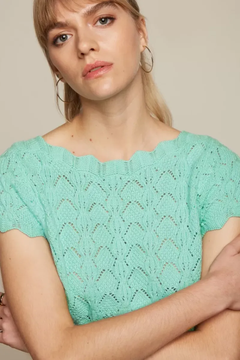 King Louie Tops & Shirts<Audrey Top Maisel Yucca Green
