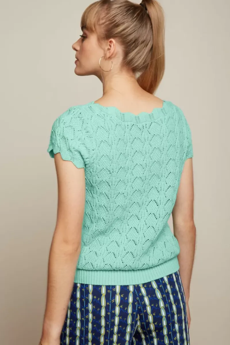 King Louie Tops & Shirts<Audrey Top Maisel Yucca Green