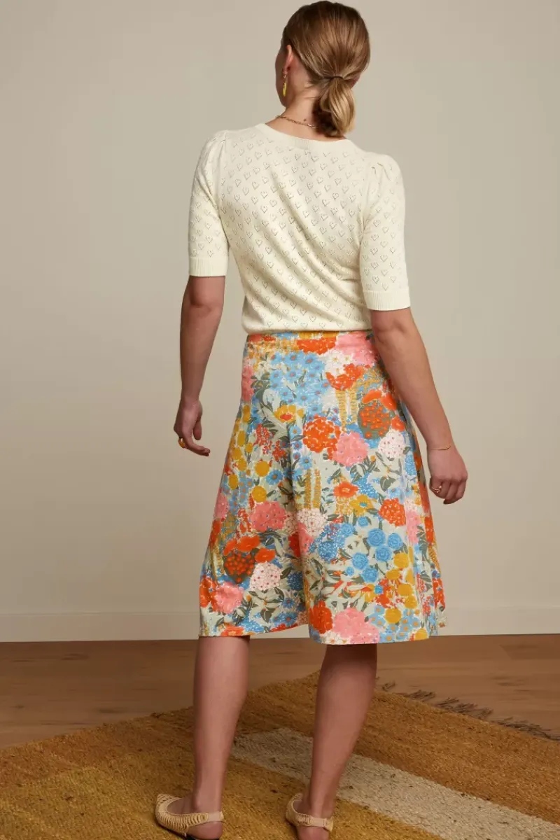 King Louie Tops & Shirts<Bella Knit Top Heart Ajour Cream