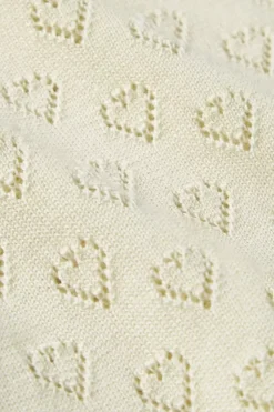 King Louie Tops & Shirts<Bella Knit Top Heart Ajour Cream