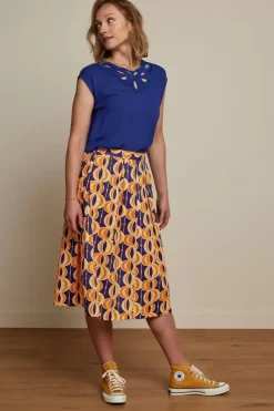 King Louie Tops & Shirts<Betty Top Vilette Deep Blue