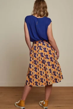 King Louie Tops & Shirts<Betty Top Vilette Deep Blue