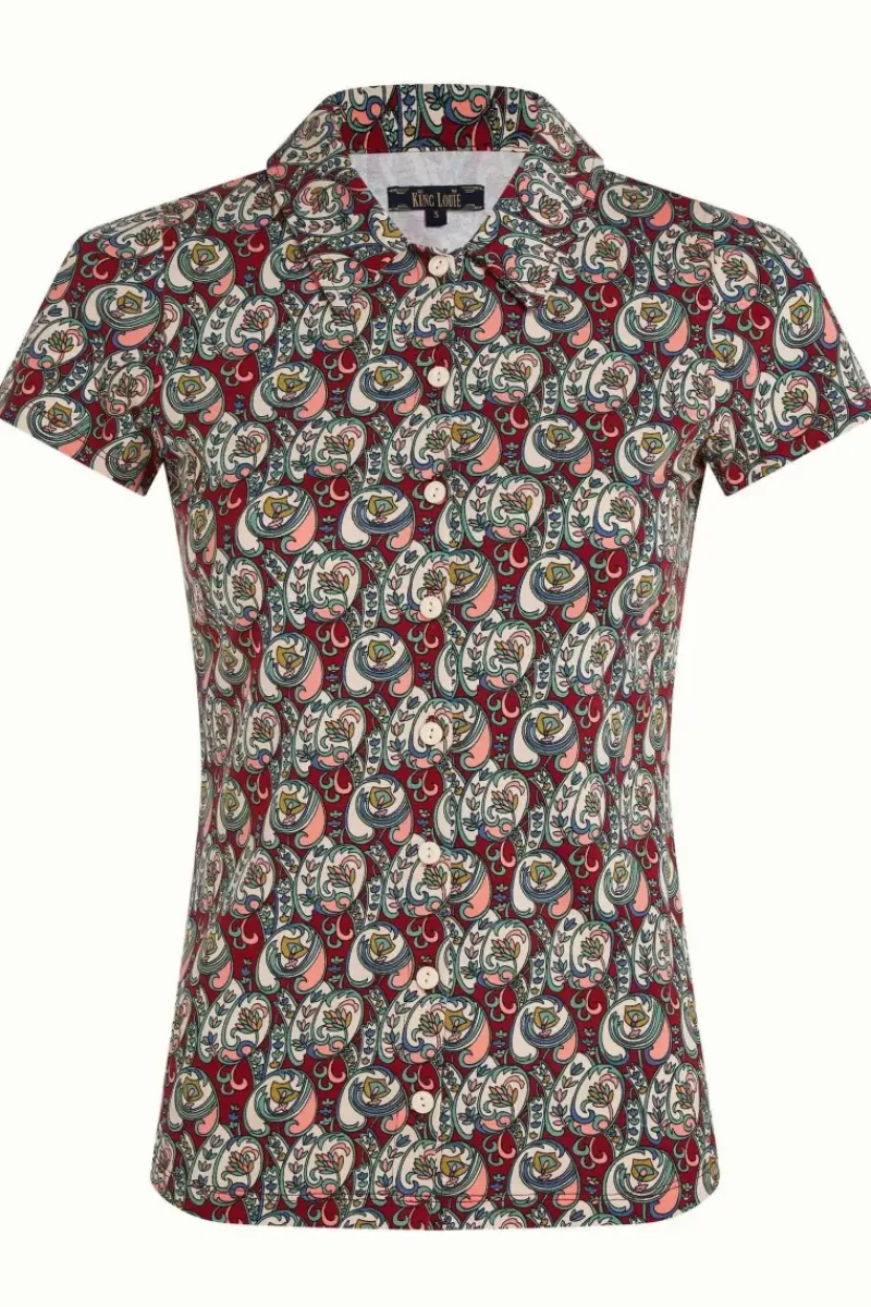 King Louie Blouses<Blouse Navarro True Red