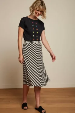 King Louie Tops & Shirts<Boatneck Top Orchid Black