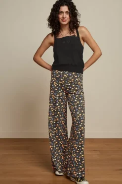 King Louie Broeken<Border Palazzo Pants Lopez Black