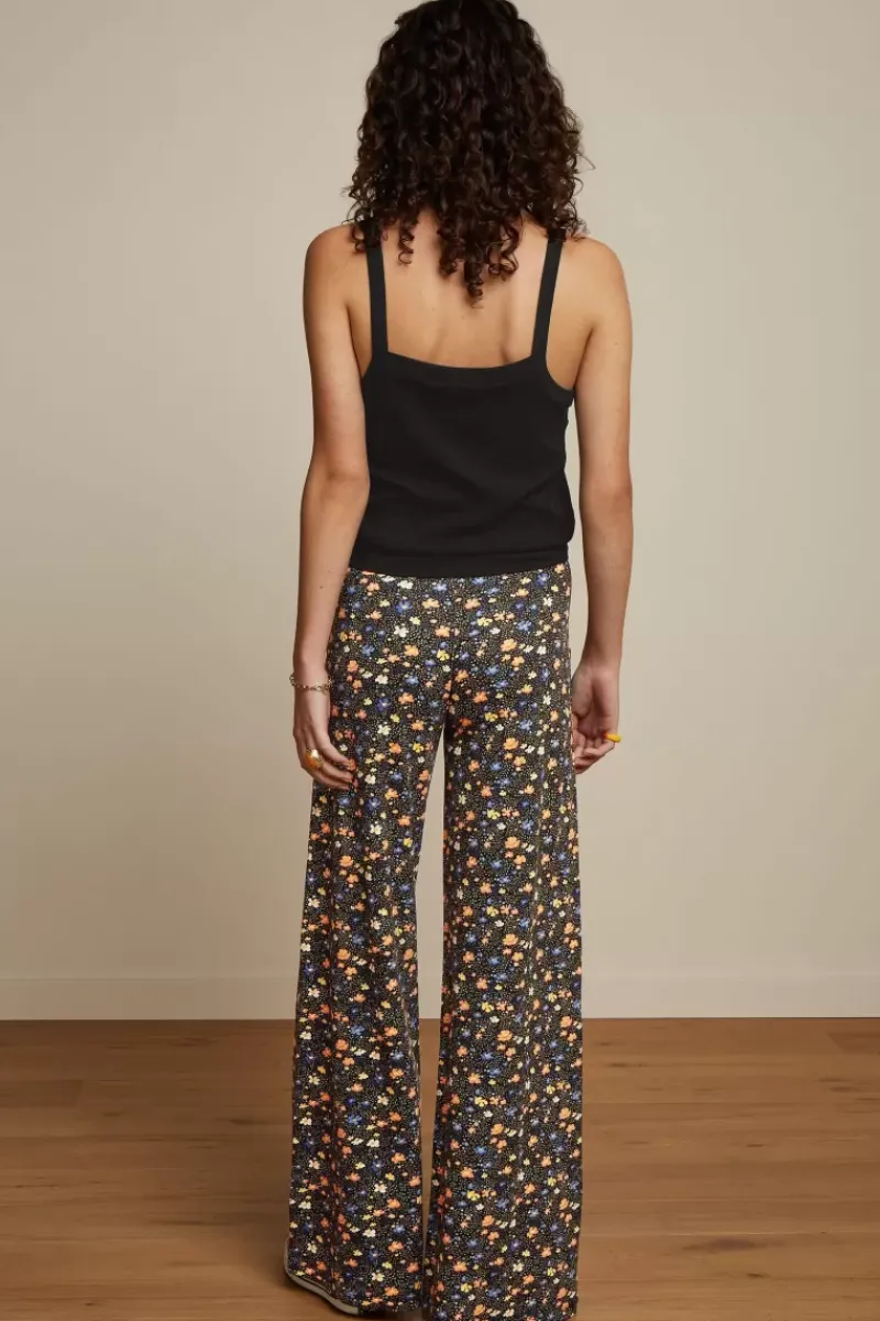King Louie Broeken<Border Palazzo Pants Lopez Black