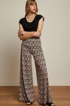 King Louie Broeken<Border Palazzo Pants Navarro True Red