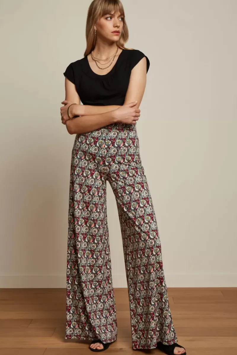 King Louie Broeken<Border Palazzo Pants Navarro True Red