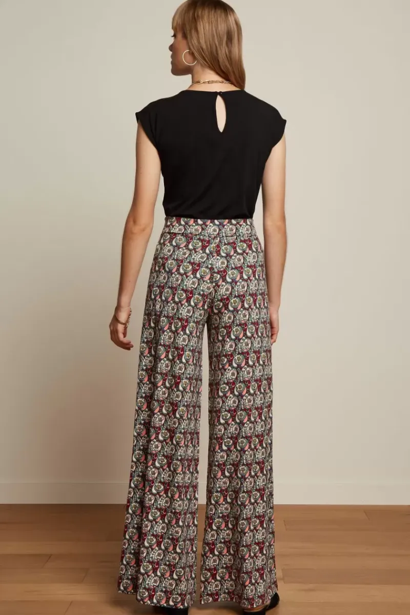 King Louie Broeken<Border Palazzo Pants Navarro True Red