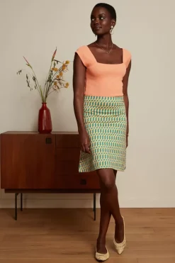 King Louie Rokken<Border Skirt Chillo Ponderosa Green