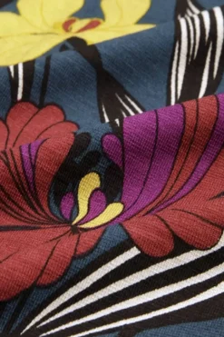 King Louie Rokken<Border Skirt Minelli Pond Blue
