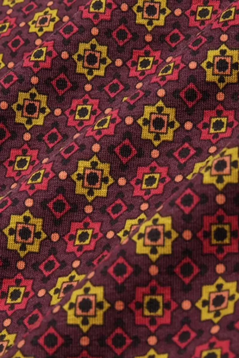 King Louie Rokken<Border Skirt Rogers Bordeaux Red