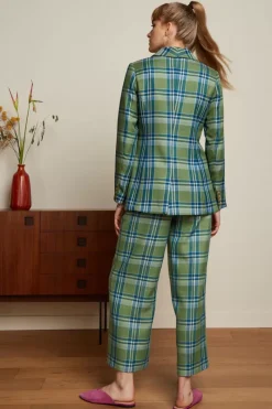 King Louie Jassen & Blazers<Brooke Blazer Nomad Check Jade Green