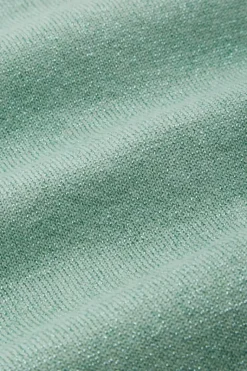 King Louie Vesten<Cardi Roundneck Organic Lapis Foam Green