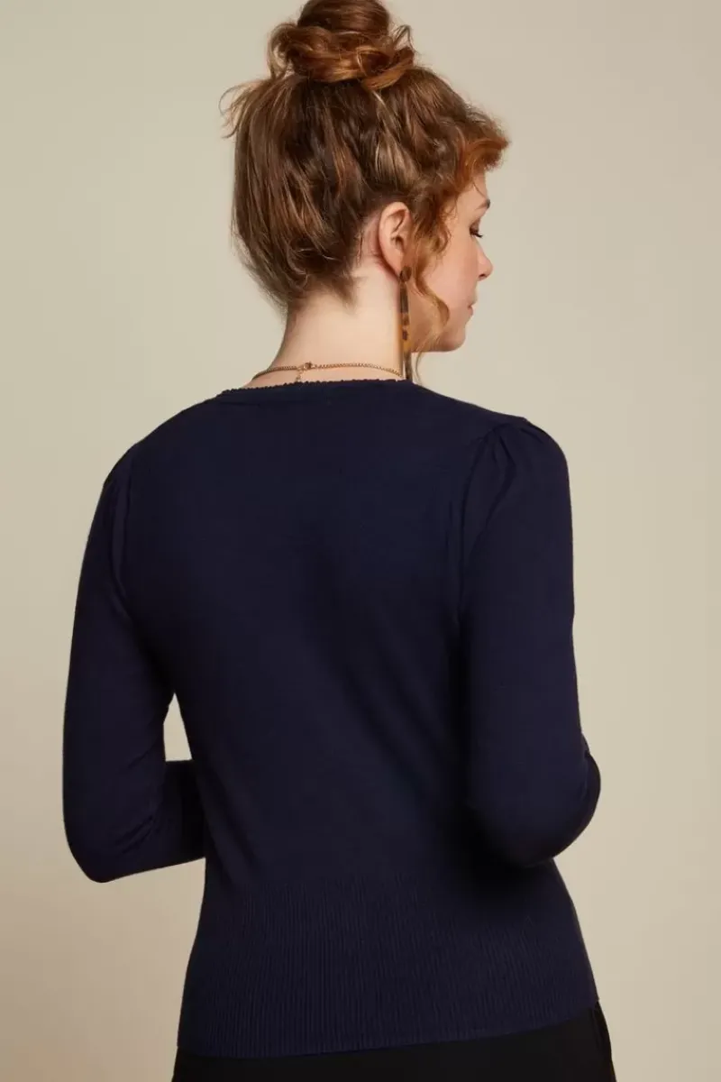 King Louie Vesten<Cardi V Cocoon Blue