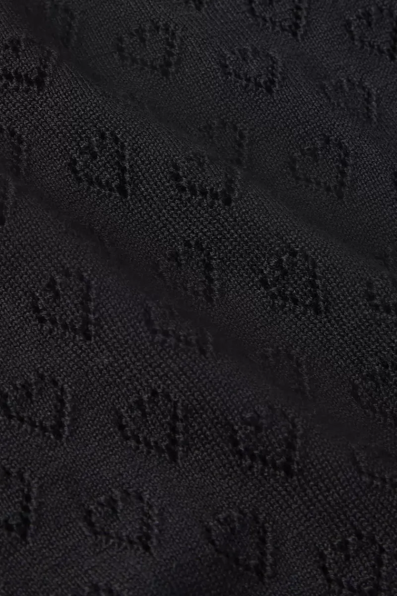 King Louie Vesten<Cardi V Heart Ajour Black