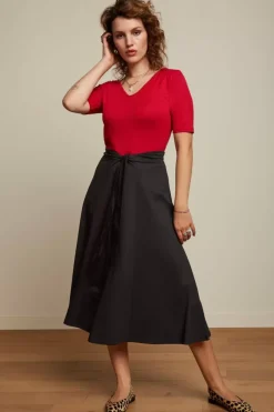 King Louie Tops & Shirts<Carice V Top Uni Rib Ruby Red