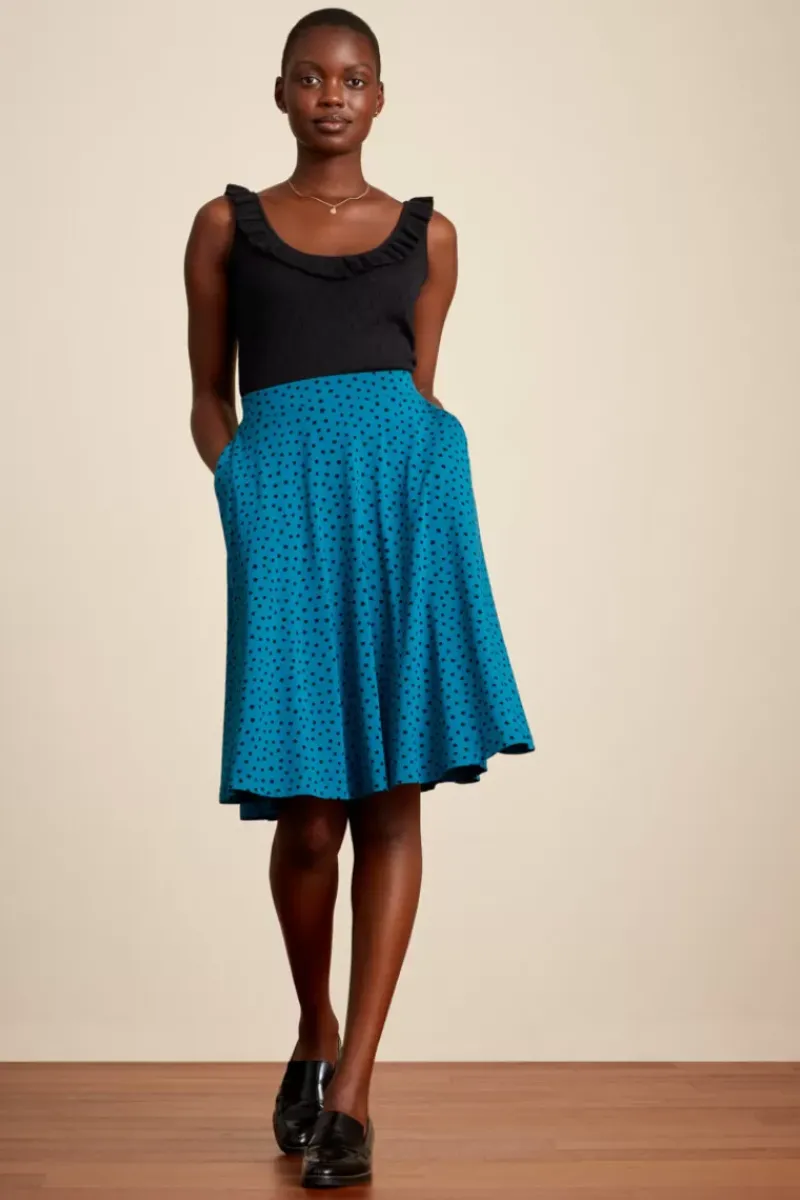 King Louie Rokken<Circle Skirt Farola Bay Blue