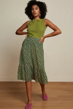 King Louie Tops & Shirts<Collar Top Herrero Woodbine Green