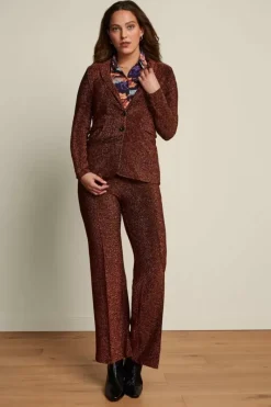 King Louie Jassen & Blazers<Daisy Long Blazer Ballroom Copper