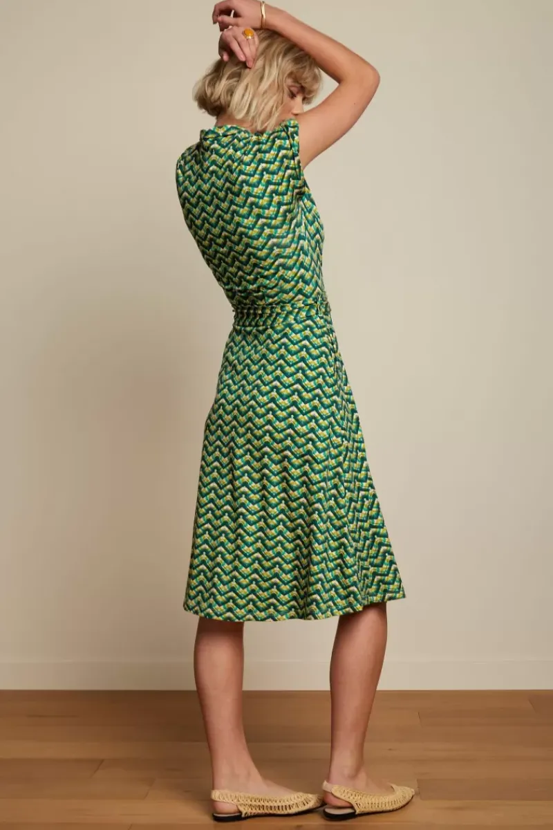 King Louie Jurken<Darcy Dress Brazza Jasper Green