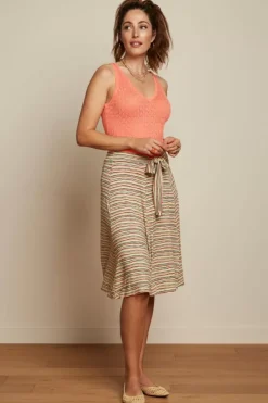 King Louie Tops & Shirts<Deep V Camisole Mateo Cadmium Orange