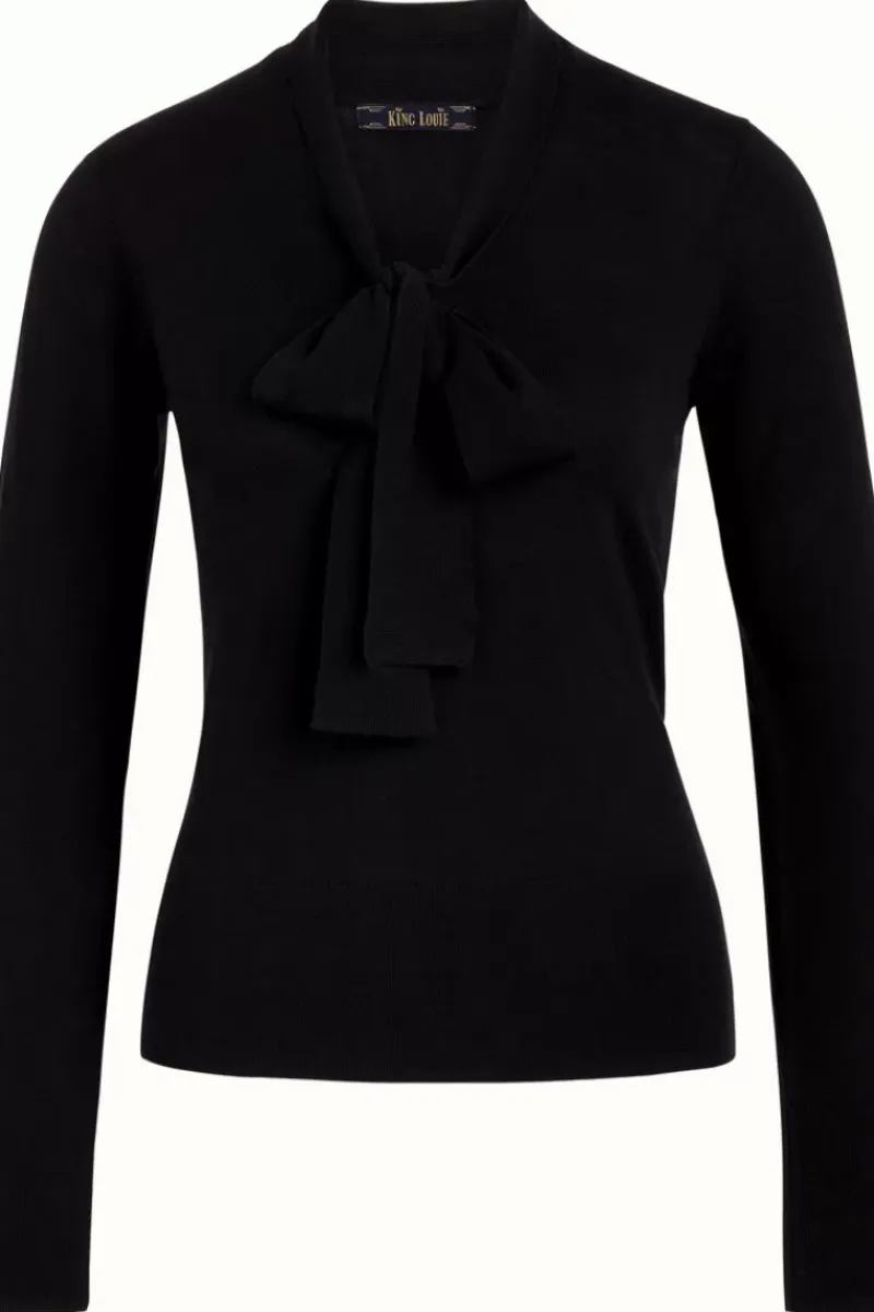 King Louie Truien<Ellen Bow Top Cottonclub Black