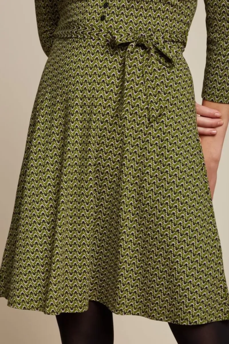 King Louie Jurken<Emmy Dress Maple Posey Green