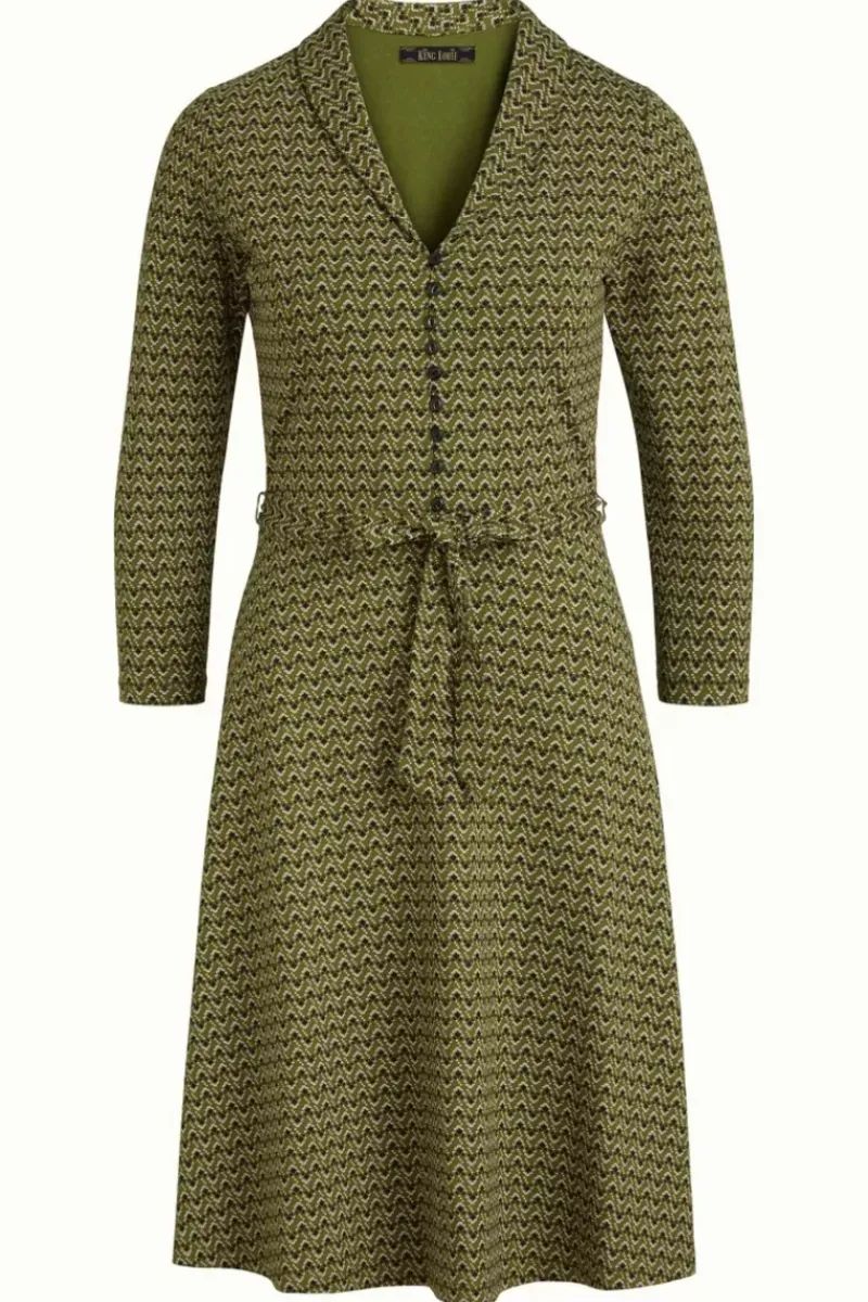 King Louie Jurken<Emmy Dress Maple Posey Green