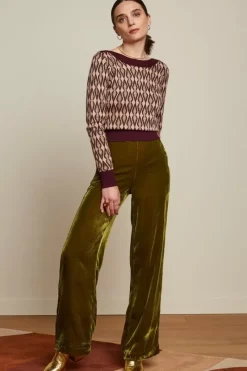 King Louie Broeken<Ethel Pants Rockstar Posey Green