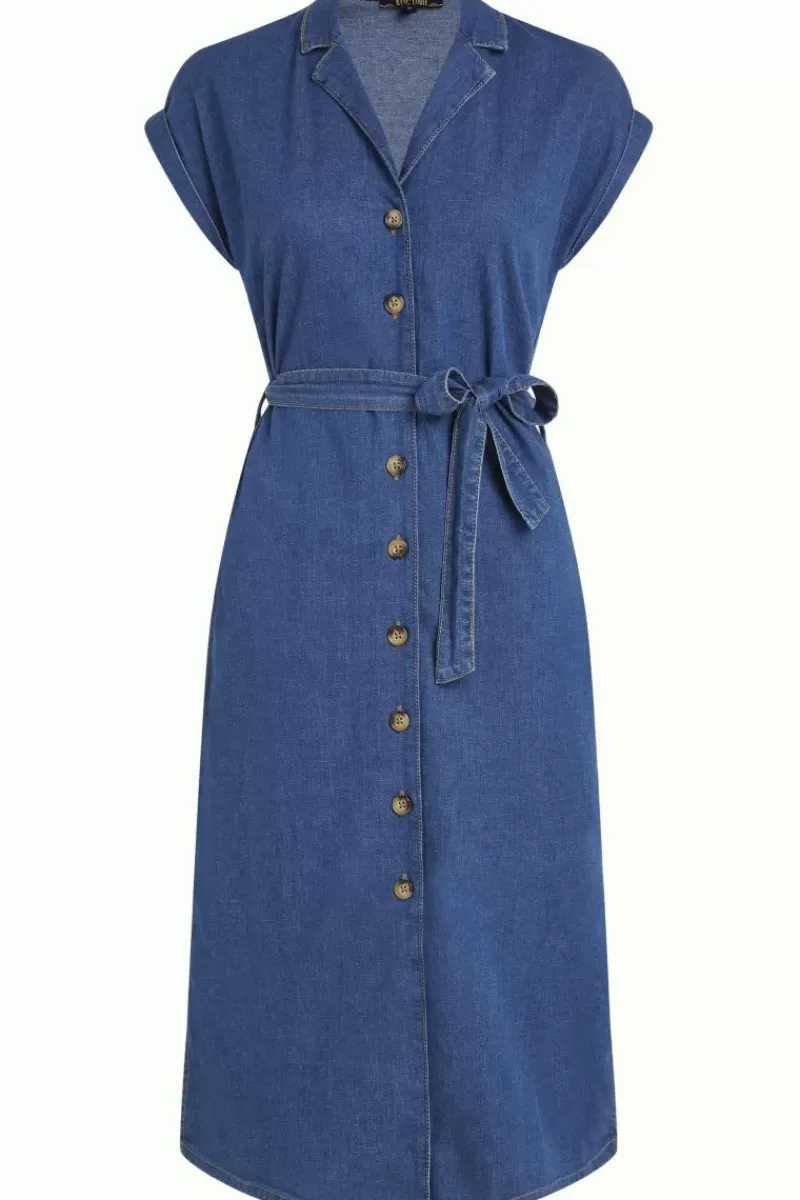 King Louie Jurken<Irene Dress Chambray Denim Blue