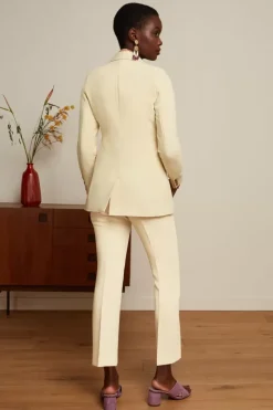 King Louie Broeken<Jenny Pants Simonet Vanilla Cream