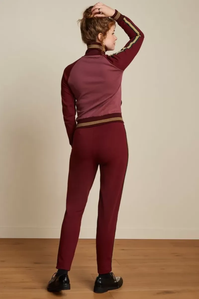 King Louie Broeken<Joni Pants Miami Sweat Beet Red
