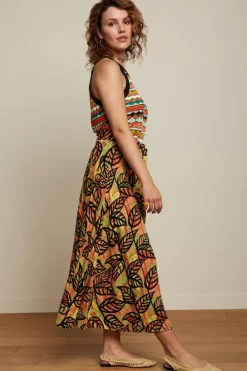 King Louie Rokken<Judy Midi Skirt Parra Black