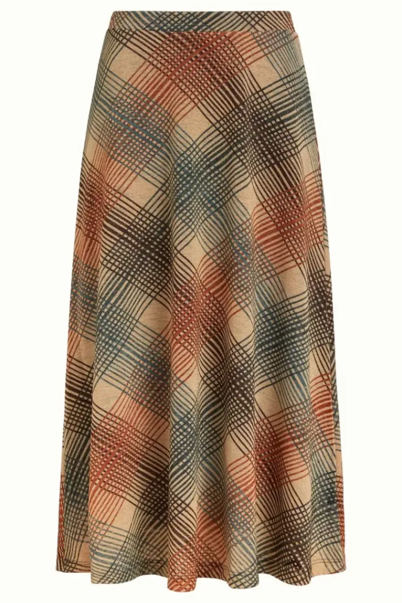 King Louie Rokken<Juno Midi Skirt Motion Marzipan