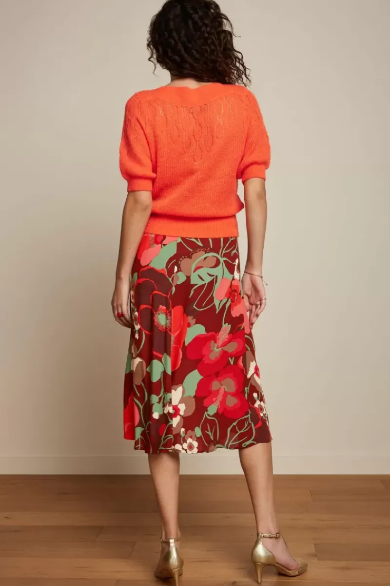 King Louie Rokken<Juno Skirt La Monia Pecan Brown