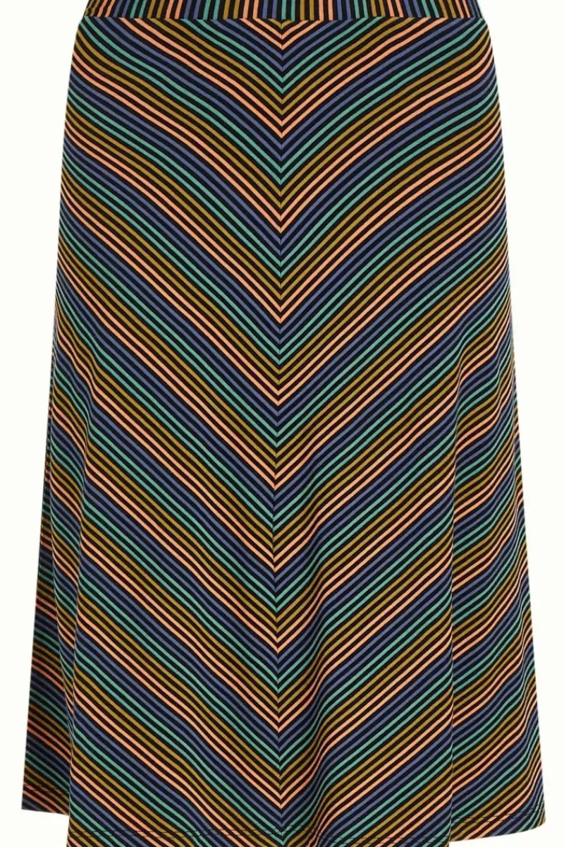 King Louie Rokken<Juno Skirt Mariani Stripe Black