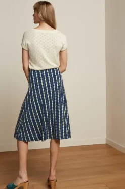 King Louie Rokken<Juno Skirt Saba Sapphire Blue