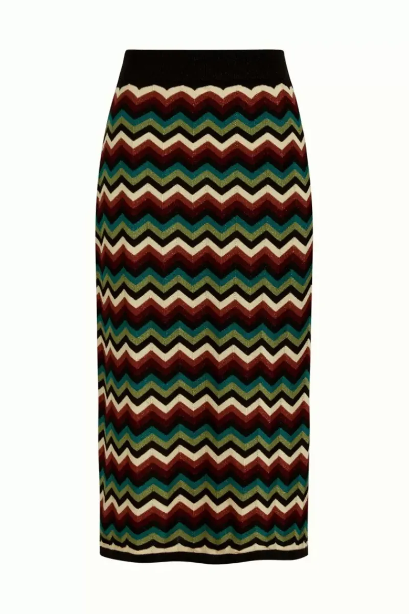 King Louie Rokken<Knit Skirt Serpentine Black
