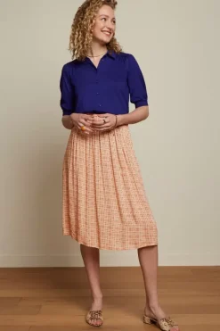 King Louie Rokken<Layla Skirt Sapeuse Check Creampuff